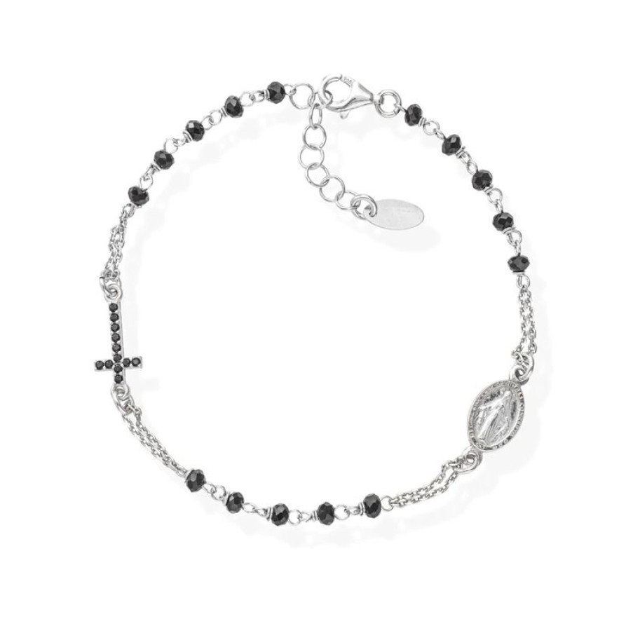 Gioielli Amen | Bracciale Amen Rosari Bro25Bnz3