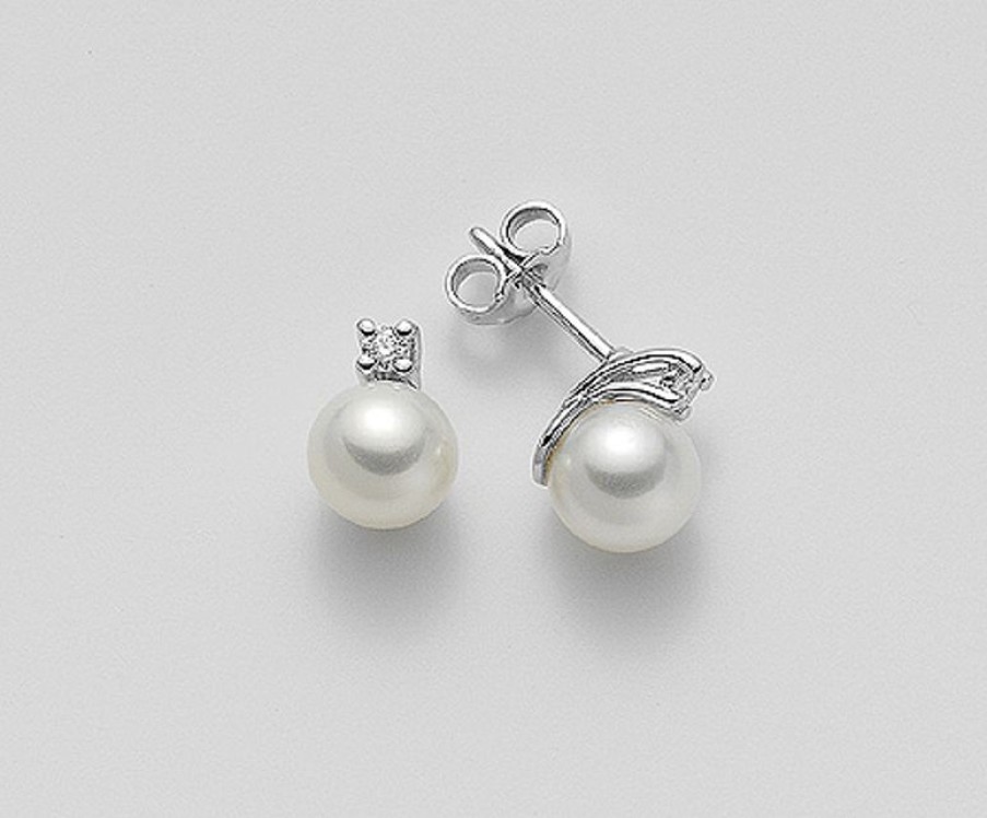 Gioielli Mikiko | Orecchini Mikiko Eternity Pearls Mo2000O4Fabi070