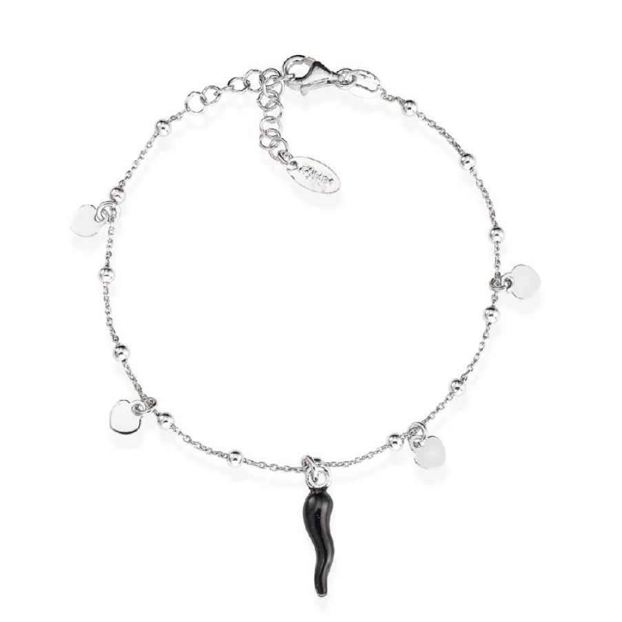 Gioielli Amen | Bracciale Amen Cornetti Brcshbn3