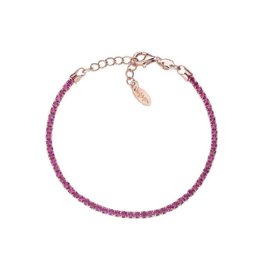 Gioielli Amen | Bracciale Amen Tennis Btrfu16