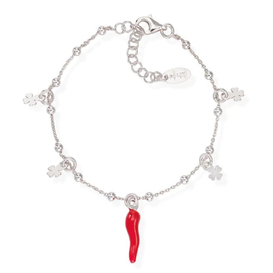 Gioielli Amen | Bracciale Amen Cornetti Brcsqbr