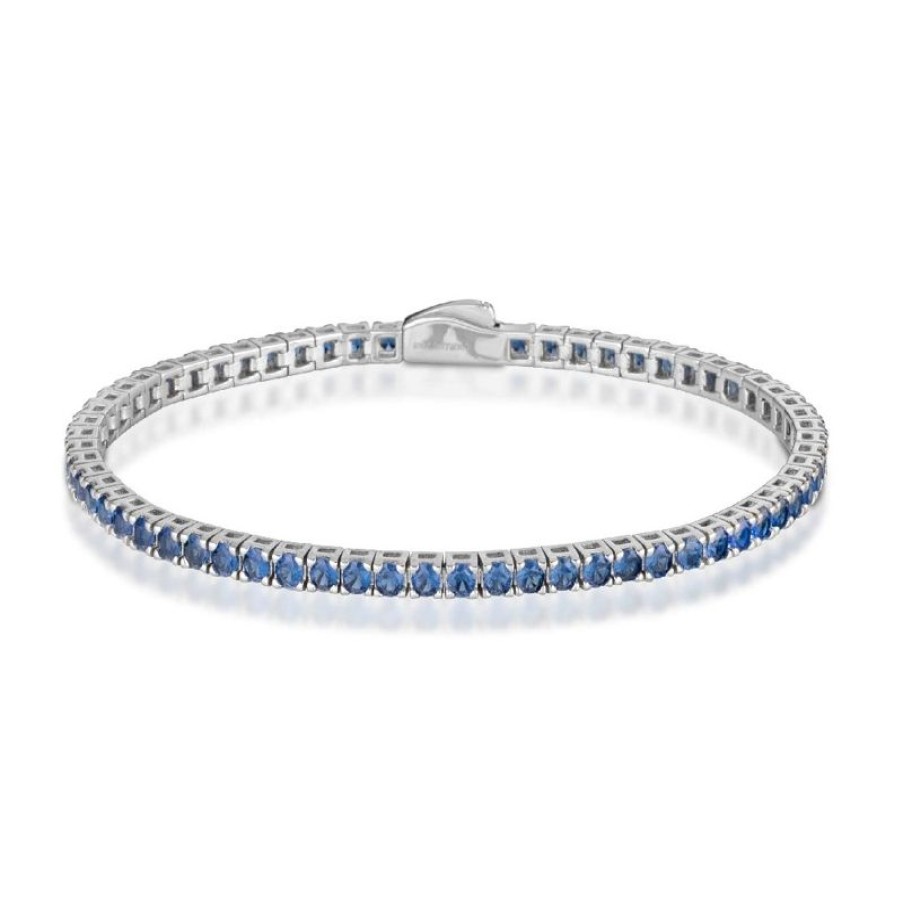 Gioielli Mediterraneo | Bracciale Tennis Mediterraneo Tn11Azbb