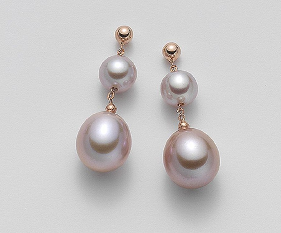 Gioielli Mikiko | Orecchini Mikiko Lady Pearls Mo1024O3Famu999