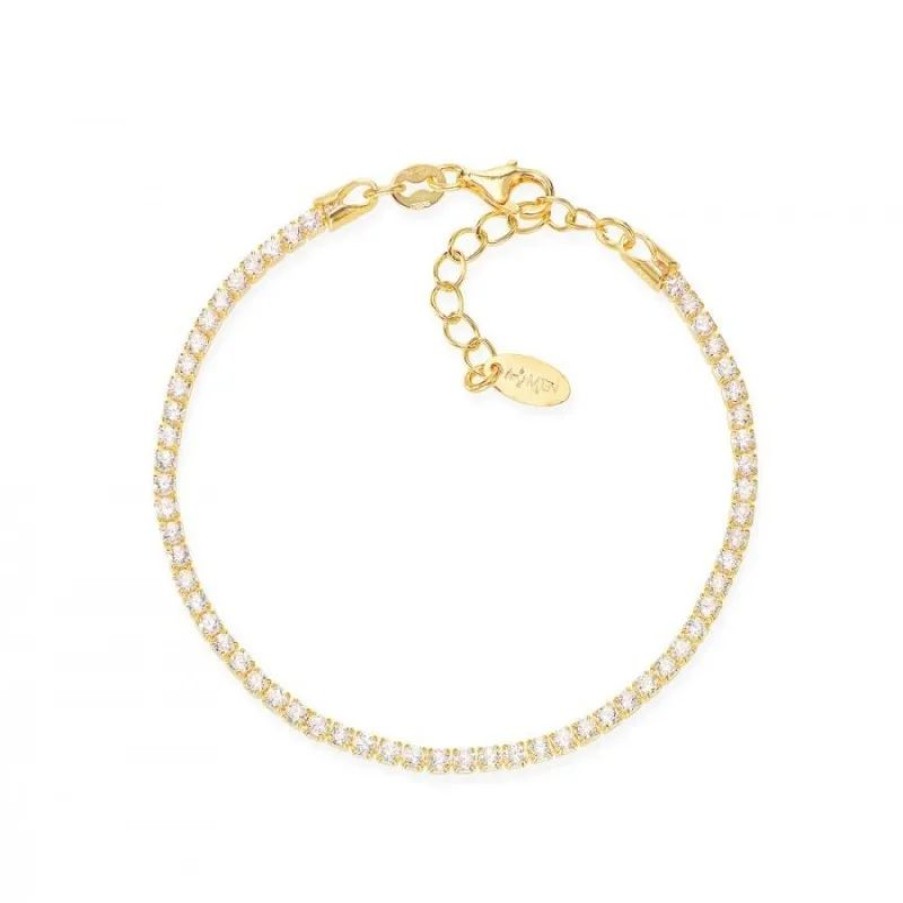 Gioielli Amen | Bracciale Amen Tennis Btgb16