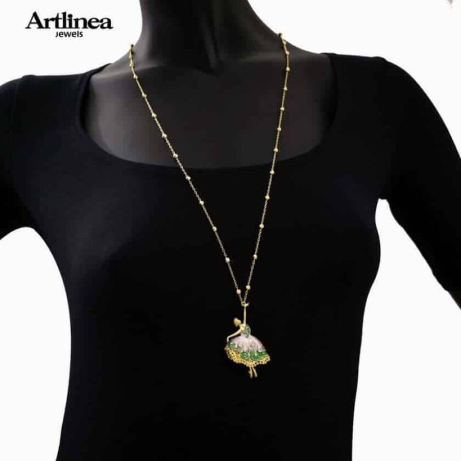 Gioielli Artlinea | Collana Artlinea Etoile Zcl1056-Mg